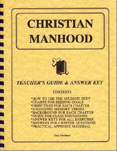 Christian Manhood Teacher's Guide    PDF File