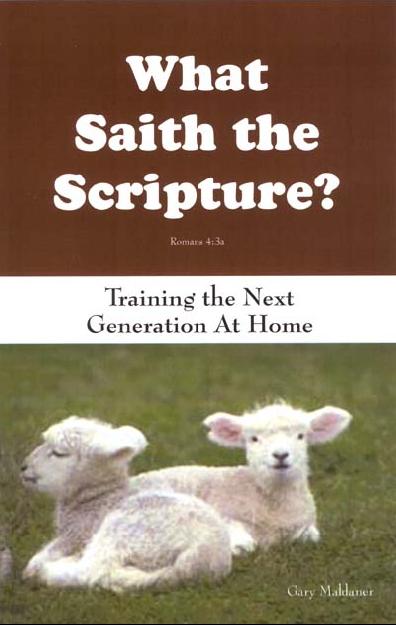 What Saith the Scripture?  PDF FILE